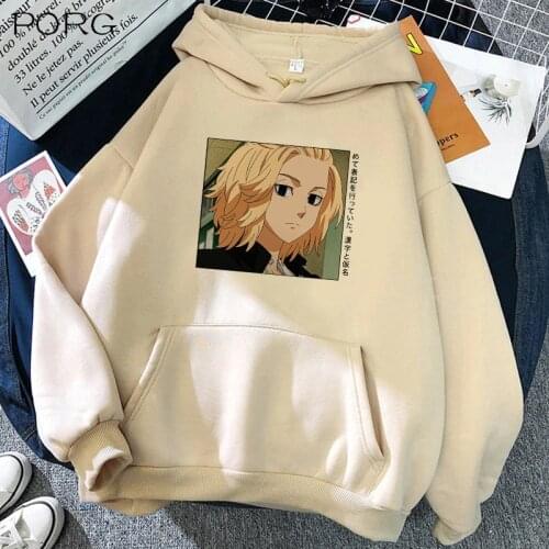 Hot Anime Hoodie Tokyo Revengers Logo Hoodies Hip Hop Casual Loose Print Graphic Sweatshirts Unisex Tops Man