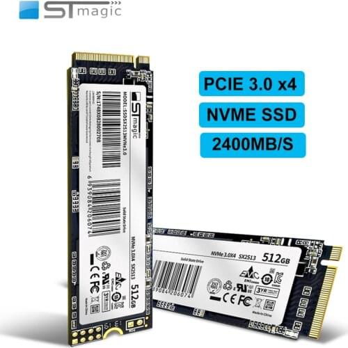 Stmagic SSD M2 NVME 2280 PCIE3.0 X4 128GB m.2 ssd 256GB 512GB 1TB Internal Hard Drive for laptop computer Desktops 3D NAND TLC