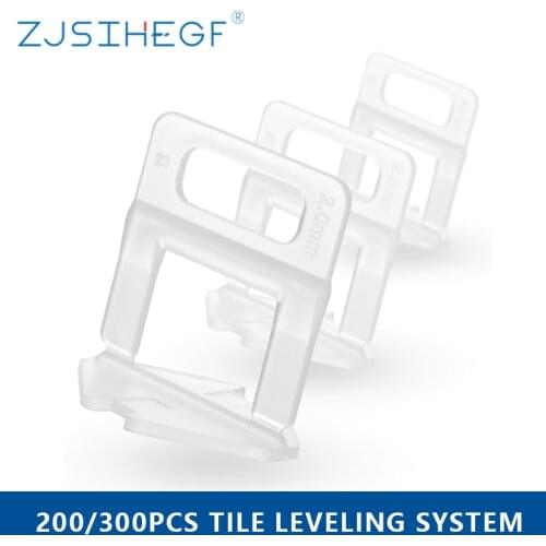 200/300pcs 1mm Tile Clips For Tiling Flooring Tools Ceramic Wall Floor Spacer Tile Leveling System Pedicure