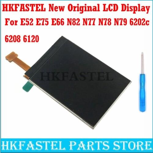HKFASTEL New Original Mobile phone LCD For Nokia E52 E75 E66 N82 N77 N78 N79 6202c 6208 6120 replace screen digitizer display