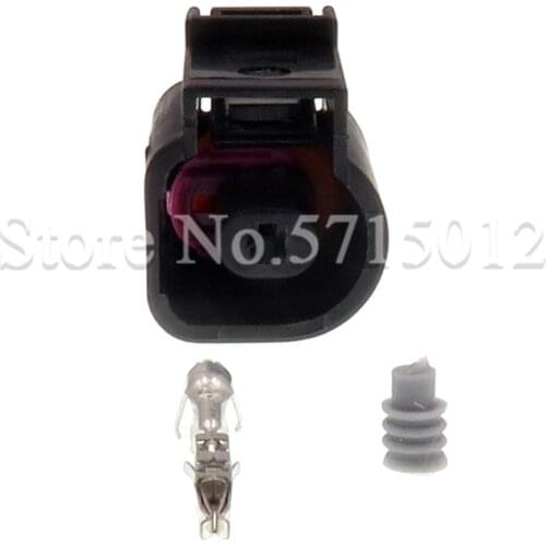 1 Hole 1J0 973 701 1J0973701 Engine Oil Pressure Switch Horn Socket Waterproof Connector For Audi VW