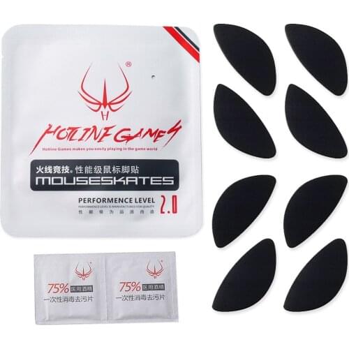 2Sets/Pack Original Hotline Games Competition Level Mouse Feet Mouse Skates Gildes for Logitech V320 V450 M505 M525 M545 Mouse