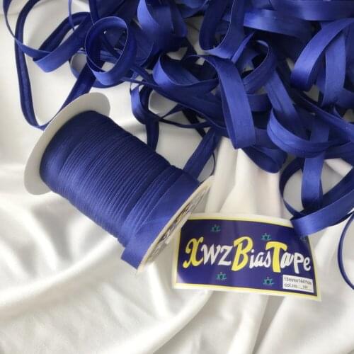 25yards/roll Polyester 5/8"(15mm) Satin Bias Tape Bias Binding Solid Color For DIY Garment Sewing And Trimming
