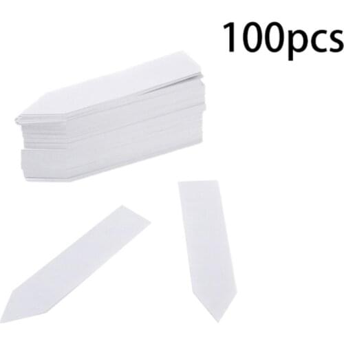 Reusable Waterproof Plastic Plant Flower Seed Labels Markers Garden Tags Decoration Tools 50/100 Pcs/Pack