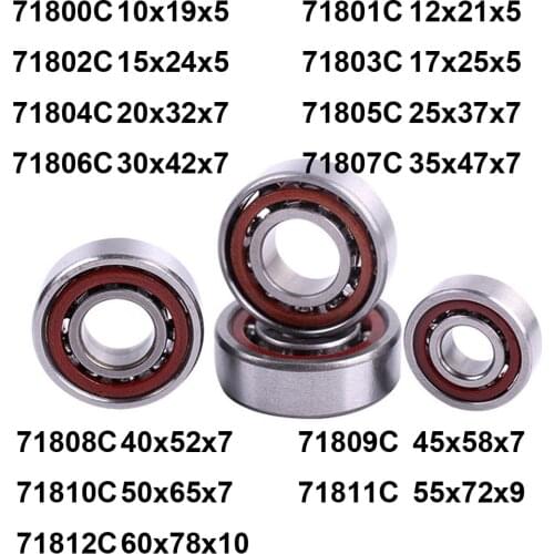 7002AC 7002 Angular Contact Bearings speed Spindle Bearing CNC P0 P5 ABEC-1 ABEC5 15x32x9mm Engraving machine