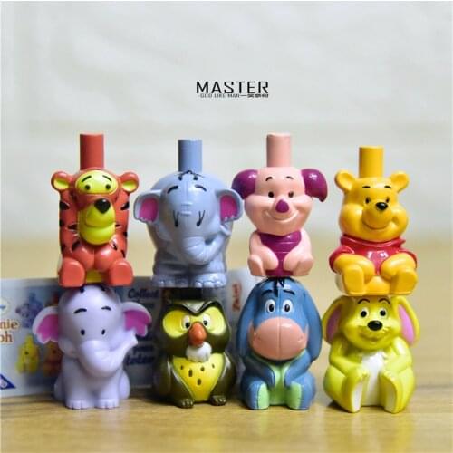 8piece 3.6cm winnie the pooh collect them all figures toys Cartoon figures model ornaments toys