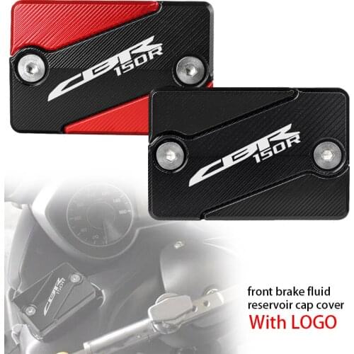 Motorcycle Accessories CNC Aluminum Brake Reservoir Fluid Cap Pump Cover Fluid reservoir For HONDA CBR150R CBR 150R 2010-2014