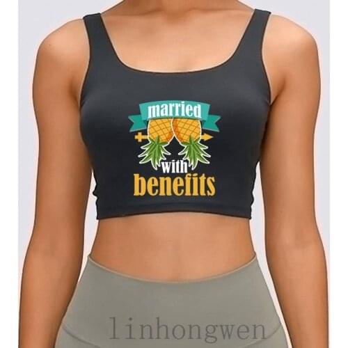 Pineapple Swinger Cheating Couple Swinging Sex Women Tank Top Summer Style Round Neck Cotton Knitted Leisure Fitness
