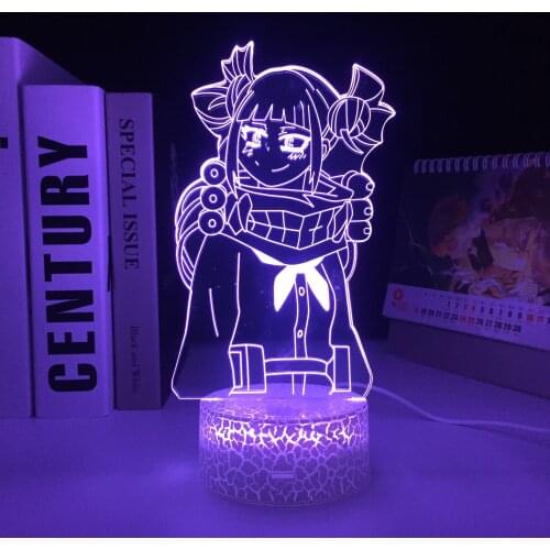 Animation Peripherals 3D LED Lamp Anime Figure Home Bedroom Table Decoration Night Light for Couple Festival Birthday Gifts