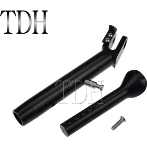 Black Motorcycle CNC Aluminum Side Stand Non Slip Foot Kickstand Side Motor Bracket For Suzuki GSXR1000 2009-2016