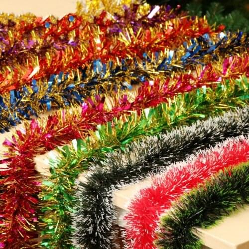 2M Colorful Garland Omament Bar Christmas Tree Decoration Outdoor Party Supplies Wedding festival Birthday Decorations navidad