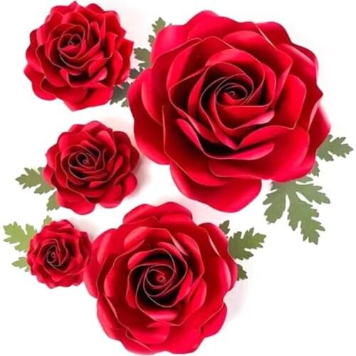 6 Pcs/Set Flowers Cutting Dies Flowers Combination Embossing Puzzle Carbon Steel Embossing Template Cutting Knife Mould R7UB