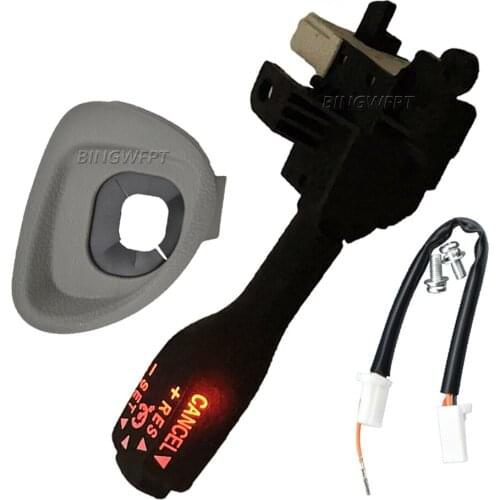 Red LED Cruise Control Switch 84632-34011 84632-0F010 For Toyota Camry 11-16 With Steering Wheel Cover 45186-06210-C0/E0