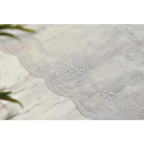 European-style Lace Gauze Curtains Used Curtains for Living Room Bedroom Curtains Fabric Can Be Customized Gray Tulle Curtains