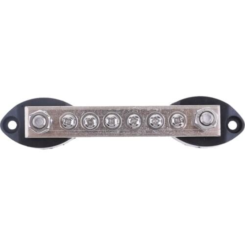 MagiDeal Stainless Steel Bus-Bar Electrical Terminal Junction 6P for Marine RV Flatable Fishing Canoe Kayak Boat Dinghy Yacht