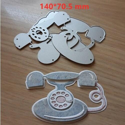 Home office phone Metal Cutting Dies For DIY Scrapbook Cutting Die Paper Cards Making Embossed Decorative Craft Die Cut New