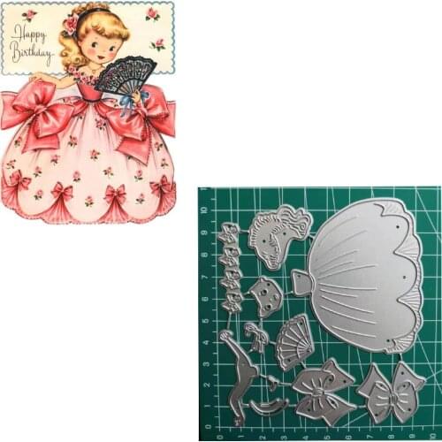 Princess Metal Cutting Dies For Scrapbooking New 2020 Vintage Wedding Card Engagement Greeting Card Congratulations Card