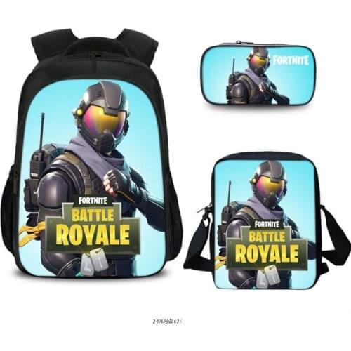 Anime Game FORTNITE Backpack Large Capacity Children Nylon Waterproof Travel Bag Laptop Knapsack Christmas Gifts