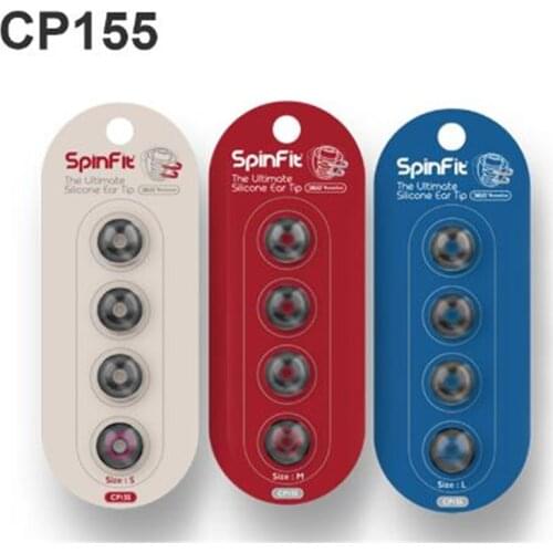 SpinFit CP155 5.5mm Patented High Quality Silicone Eartips for In-ear Earphone (1 Pair)