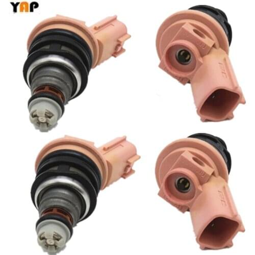 Fuel Injector (4) FOR FITNISSAN SENTRA TSUBAME TSURU 200SX GA16DE 1.6L L4 16600-57Y00 1991-1999