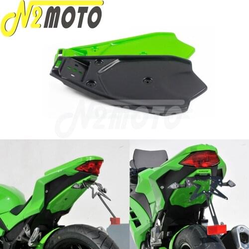 Green Motorbikes Rear Tail Tidy Mudguard Fender Eliminator Kits for Kawasaki Ninja 250R 2008-2012 Rear Fender Eliminator Plate