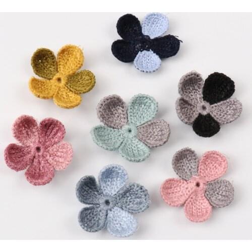 10pcs 36mm Beautiful Flower with Silver Lace Applique Trim Embroidered Lace Ribbon For Garment Accessories Decoration Sew