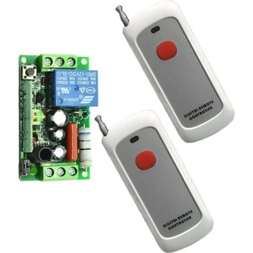 1000m AC 220V 110V 10A RF Wireless Remote Control Switch System Transmitter Receiver Console Light Motor