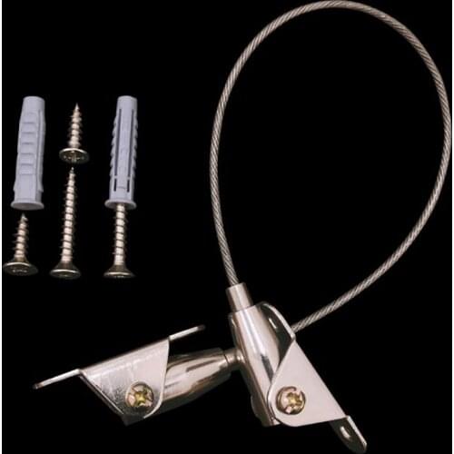 5Pcs/Sets Furniture Anti-rewind Button For Cabinet TV cabinet Adjustable anti-overturn furniture holder Metal anti-rewind strap