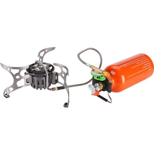 BRS Portable Oil Gas Multi Fuel Stove Outdoor Picnic Backpacking Hiking Camping Gas Stove Gasoline Oven BRS-8