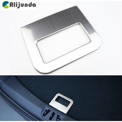 Hot Trunk Mat Buckle Cover Stickers Trunk Handle sequins sticker case for Ford Kuga Escape 2013 2014 2015 Accessories