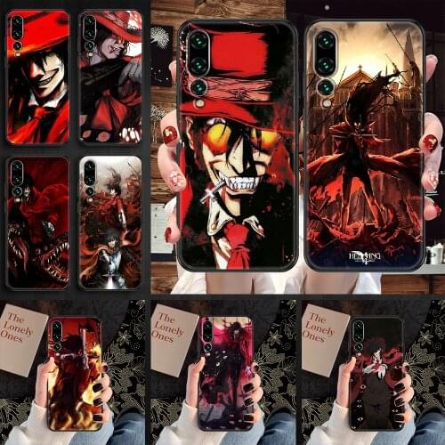 Alucard Hellsing Phone case For Huawei P Mate P10 P20 P30 P40 10 20 Smart Z Pro Lite 2019 black soft funda art coque silicone