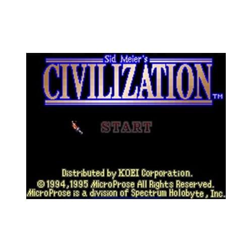 Civilization NTSC Version 16 Bit 46 Pin Big Gray Game Card For USA Game Players