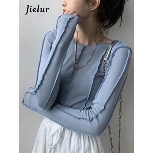 Трикотажные блузки Jielur China At AliExpress