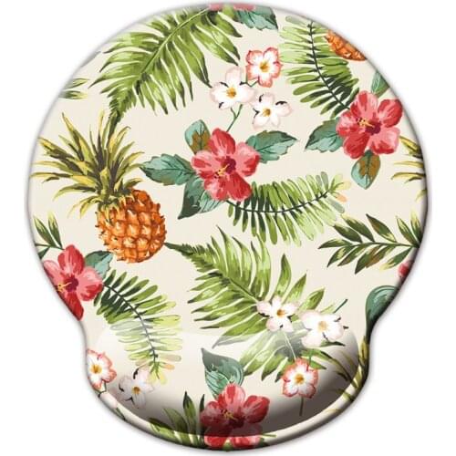 T3EE EVA Mouse Mat Wrist Guard Bracer Soft Memory Foam Computer Games Mouse Mice Pad for Home Office Use Supplies