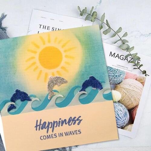 Creative Carbon steel Cutting Dies Stencil Craft for DIY Scrapbook Cut Stamps Dies Embossing Paper Hand Craft 15.6*3.8CM