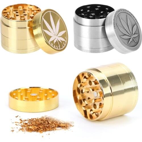 NICEYARD Metal Zinc Alloy 4 layer 40mm Beautiful Herb Herbal Spice Crusher Tobacco Grinder Smoking Pipe Accessories