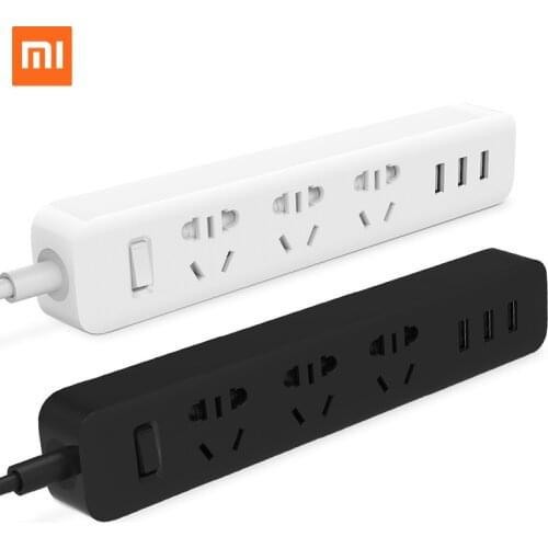 Original Xiaomi socket Smart Home Power Strip Fast Charging 3 USB 2.0 Interface Extension Socket Standard Pluge power socket