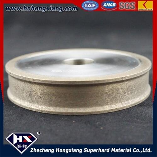 Parallel wheel 100*6mm diamond trapezoid grinding wheel for special glass edge