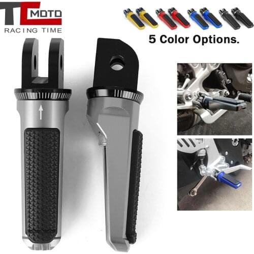 Front Foot Pegs Pedals Footrest For Triumph BONNEVILLE T100 T120 Bobber Daytona 675 Speet Speed Triple Thruxton 1200 Tiger Sport