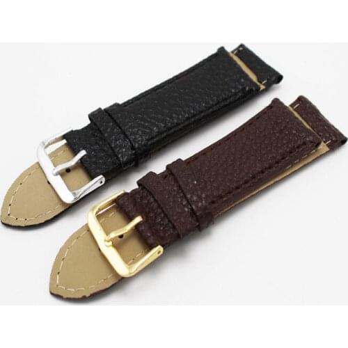 Durable Casual PU Leather Watches Strap Replacement Watch Band For 18mm 20mm