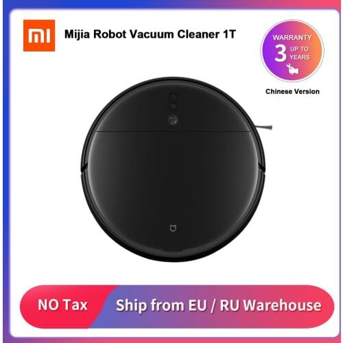 NEW Xiaomi Mijia 1T Sweeping Mopping Robot STYTJ02ZHM 3D Exploration Version 3000pa 2-in-1 Vacuum Cleaner Mijia App CN Version