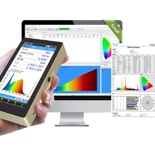 OHSP350 Handheld Spectrometer Light Wavelength Meter