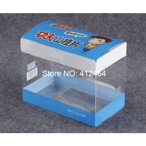 Packaging box chocolate tray is packed with cheap square light plastic and inserted into the conventional PVC plastic box dh4019