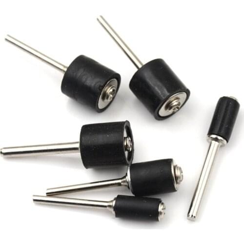 High Quality 1/8 1/4 inch Grinder Drum Sanding Sandpaper Circle Kit Polishing Nails For Rubber Drum Mandrel