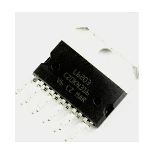 10PCS L6203 ZIP-11 IC DRIVER FULL BRIDGE MULTIWAT 5A 12 V ~ 48 V NEW