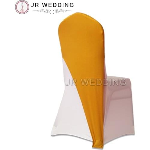100 pcs Hot Sale Colorful Spandex Stretch Lycra Chair Cap Chair Hood Chair Cover