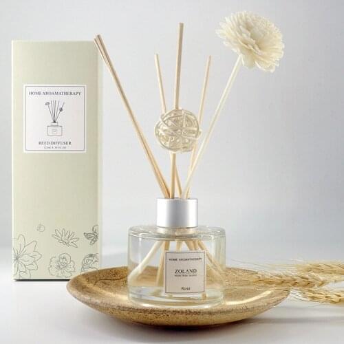 125ml Perfume Essential Oils Rattan Sticks Dried Flower Home Bath Room Decoration for Aromatherapy Humidifier Water Soluble