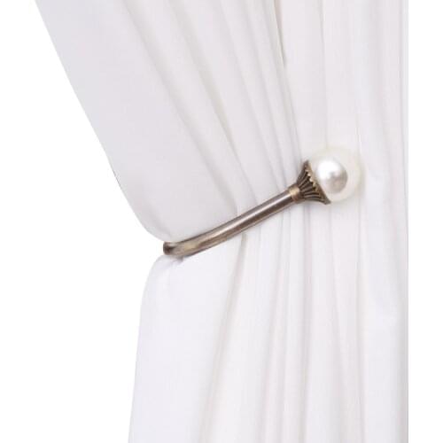 2Pcs U SHape Hooks Metal Crystal Closet Drawer Handles Hanger Wall Hook Buckle Rustic Curtain Clip Wall Hooks Holder &20