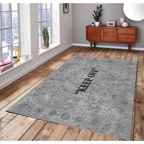KEEP OFF 7 Classic Patterned Carpet , Fan Carpet Non Slip Floor Carpet,Teens Carpet,Area Rug