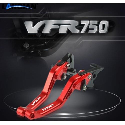 For Honda VFR750 F R Motorcycle Short Aluminum Adjustable Brake Clutch Levers VFR750 1991-1997 VFR750F VFR750R 86-98 Accessories